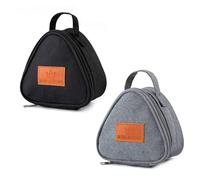 Lot De 2 Sacs À Déjeuner Triangulaires, Sac De Rangement Réutilisable, Petit Sac De Boîte À Déjeuner, Sac Thermique, Sac À Déjeuner, Adapté Pour Les Voyages, La Salle De Sport, Le Travail