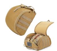 Lot de 2 Sacs à Dos de Combat Molle pour Sports de Plein Air, Équipement Airsoft, Gilet Tactique, Accessoires, Kit de Camouflage, Housse de Casque(T)