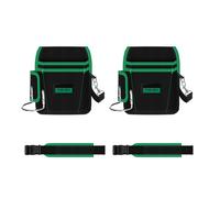 Lot de 2 sacs à outils pour ranger des objets avec compartiments multiples Une organisation de réparation de construction multifonctionnelle