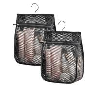 Lot de 2 sacs à pinces à linge en filet pour l'extérieur | Sac à pinces pour propriétaires de maisons, locataires, maison, appartement, garage, balcon, jardin, cour, voyage, camping