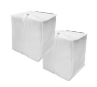 Lot de 2 sacs à poussière réutilisables à fermeture éclair compatibles avec iRobot Roomba i1 i1+ i2 i3 i3+ i4 i4+ i5 i6 i6+ i7 i7+ i8 i8+ j5 j5+ j6 j6+ j7 j7+ j8+ j9+ s9 s9+ Plus