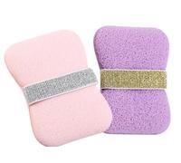 Lot de 2 sacs à savon de bain pour mousse riche, avec différents niveaux de savon doux et rugueux, éponge de douche pour le corps, usage quotidien et accessoires de bain de voyage pour homme et femme