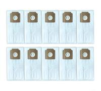 Lot de 2 sacs d'aspirateur en non-tissé pour modèles BVL3/1, BV5, BV5/1 et 5/1, haute performance de filtration pour poussières fines, indéchirables et faciles à changer, blanc/beige