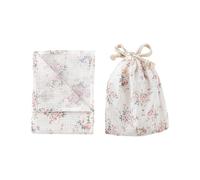 Lot de 2 sacs de bain confortables pour bébé avec sac de rangement à suspendre en tissu apaisant pour peaux sensibles