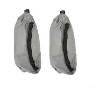 Lot de 2 sacs de collecte de poussière sous vide pour broyeur mural, machine à papier de verre, outil électrique, équipement de rénovation de ponçage désengagé, gris