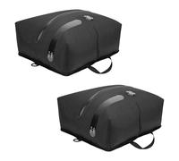 Lot de 2 sacs de compression sous vide en TPU avec valve pour pompe ou compression manuelle, en nylon 70D, imperméables pour vêtements, valise, sac à dos, bagage à main (2 paquets sans pompe)