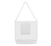 Lot de 2 sacs de cueillette de fruits en maille respirante avec sangles réglables pour la récolte des vergers et du jardin, réutilisables et pratiques (blanc)