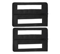 Lot de 2 sacs de dérivation dissimulés pour la maison, le bureau, la chaise, la table de chevet, l'armoire (2, noir)