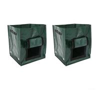 Lot de 2 sacs de jardinage pour pommes de terre et oignons, manipulation facile avec sangles renforcées