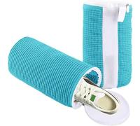 Lot de 2 sacs de lavage pour chaussures avec fermeture éclair, sac à chaussures, machine à laver, filet de lavage multi protection pour chaussures, filet de lavage épais pour une friction accrue à