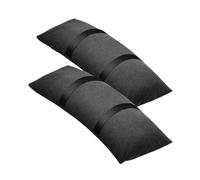 Lot de 2 sacs de lestage pour parapluie - Tissu Oxford robuste - Sac de sable à remplir - Design de selle coupe-vent - Meubles d'extérieur stabilisants - Tente de terrasse - Camping