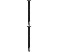Lot de 2 sacs de protection pour queue de cheval, 74 cm, enveloppe de queue à franges, tissage textile souple, aide à garder la queue propre, noir