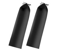 Lot de 2 sacs de rangement avec cordon de serrage - Long étui de transport pour bâtons de randonnée | Pochette imperméable en nylon polyester à séchage rapide pour poteaux de tente, trépieds | 21 x 60