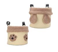 Lot de 2 sacs de rangement pour chambre de bébé avec crochet renforcé pour voyage, voiture, lit, chambre d'enfant, berceau, sac à suspendre