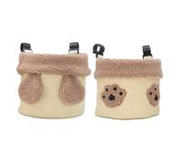 Lot de 2 sacs de rangement pour chambre de bébé avec crochet renforcé pour voyage, voiture, lit, chambre d'enfant, crochet rapide, solution de rangement pour lit de bébé