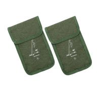 Lot de 2 sacs de rangement pour clous de camping en tissu Oxford, poids léger, pochette à ongles, sac à main, piquets de tente de camping durables