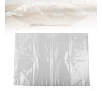 Lot de 2 sacs de rangement sous vide peu encombrants pour les voyages et la maison - Fermeture solide - Compresse efficacement les vêtements et les couettes - Transparent - 35 x 50 cm