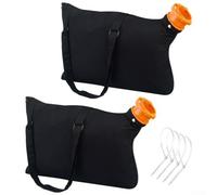 Lot de 2 sacs de rechange pour aspirateur Worx 50026858 50015035 WG500 WG501 WG502 WG505 WG509 conçus pour une longue durée de vie et une fixation sûre