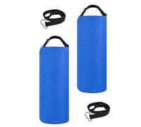 Lot de 2 sacs de sable pour tente 11,34 kg, avec sangle de transport | Sacs de poids pour pieds de tonnelle pour parasols, drapeaux, voiles d'ombrage, auvents, camping, activités de plein air