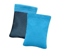 Lot de 2 sacs de sable - Sacs à poudre réutilisables pour un nettoyage efficace du sable | Accessoires d'élimination de la saleté, doux pour la peau, idéal pour les vacances à la plage, le camping
