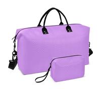 Lot de 2 sacs de voyage matelassés ondulés pour chariot de rangement pratique, Lavande vive, One Size, Classique