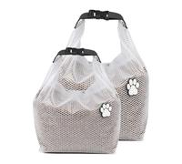 Lot de 2 sacs de voyage pour chien, conteneurs étanches parfaits pour camping, pension de chien et escapades