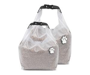 Lot de 2 sacs de voyage pour chien, conteneurs étanches parfaits pour camping, pension de chien et escapades