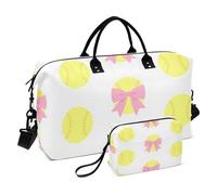 Lot de 2 sacs de w nd matelassés avec compartiments zippés, rangement quotidien pratique, Balle molle à pois, One Size, Classique