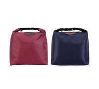 Lot De 2 Sacs D'Isolation Thermique, Sac À Déjeuner Étanche, Sac De Boîte À Déjeuner Portable, Sac De Pique-Nique En Plein Air, Accessoires De Voyage En Plein Air