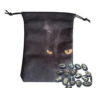 Lot de 2 Sacs en Tissu avec Cordon de Serrage, Petits Sacs en Tissu pour Tarot, Bijoux, Bracelets, Montres, Cristaux, 5,12" x 7,09"