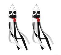 Lot de 2 sacs étanches pour Halloween - Thème apparition - Convient pour les cours, les porches et les décorations de fête - Résistant aux intempéries (03)