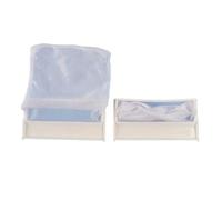 Lot de 2 sacs filtrants compatibles avec les accessoires de machine à laver Hitachi XQB45-6810 et de nombreux modèles de boîte de filtre en maille filtrante