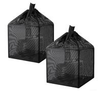 Lot de 2 sacs filtrants de bassin en maille anti-encrassement robuste pour une protection efficace