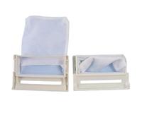 Lot De 2 Sacs Filtrants En Maille For Machine À Laver Automatique, Compatibles Avec LG, Référence 5231FA2239N-2S.W.96.6 (pièces Détachées)