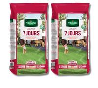 Lot de 2 sacs Gazon 7 Jours Vilmorin 5 kgs - Pelouse Ultra-Rapide 400m²