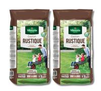Lot de 2 Sacs Gazon Vilmorin Rustique 5 kg - Pour une Pelouse Robuste et Dense