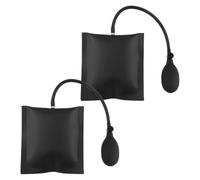 Lot de 2 sacs gonflables pour pompe de voiture - Outil de levage pour porte et fenêtre - Cale de réparation de voiture - Noir