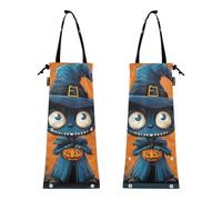 Lot de 2 sacs poubelle de voiture pour voiture - Pour Halloween - Little Monster