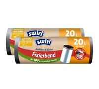 Lot de 2 sacs poubelle Swirl 20 l (15 pièces/rouleau)
