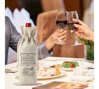 Lot De 2 Sacs Pour Bouteille De Vin ,Cadeau De Retraite ,Sac Cadeau De Vin ,Sac Cadeau De Vin ,Champagne Et Bouteilles De Vin ,Emballage Pour Fête À La Retraite ,Départ À La Retraite
