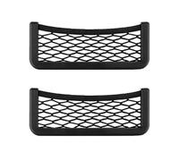 Lot De 2 Sacs Rangement Universels pour Voiture 20 X 8 Cm, 15 pour Téléphone Portable Portefeuille Clés Filet Rangement de Coffre(2Pcs 8x20cm)
