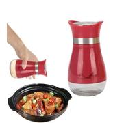 Lot de 2 salières en acier inoxydable | Distributeur d'assaisonnement transparent pour savoir quand remplir des gadgets de cuisine pour la maison, le pique-nique