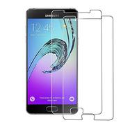 [Lot de 2] Samsung Galaxy A5 2016 verre trempé, Hepooya Film Protection écran Samsung A5 2016 Film vitre en Verre trempé Anti-rayure, Anti-traces de Doigts, Haute-réponse (0,26mm HD Ultra transparent) Dureté 9H Glass Screen Protector pour Samsung Galaxy A5 2016