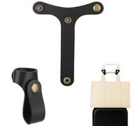 Lot de 2 Sangle de Bagage en Cuir, Ceinture de Voyage Mains Libres pour Valise Sangle Valise Voyage Idéal pour Aéroport, Voyage, Déplacement Professionnel, Sortie