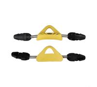 Lot de 2 sangles à ressort pour palmes de plongée compatibles avec la plupart des palmes à talon ouvert standard, y compris Pathos juments et poumons (XS jaune)