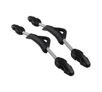 Lot de 2 sangles à ressort pour palmes de plongée sous-marine antidérapantes avec ressorts en acier inoxydable, compatibles avec la plupart des palmes, y compris les juments Cressi (M, noir)