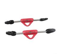 Lot de 2 sangles à ressort XS-L pour plongée avec tuba en acier inoxydable 304 Epdm/TPR - La plupart des palmes (Mares Aqualung) - Résistantes (rouge)