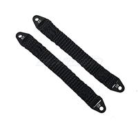 Lot de 2 sangles d'amortisseur de suspension 85 mm pour Traxxas EREVO 2.0 E-REVO REVO 3.3 Summit Slayer pour Axial AX10 SCX10 EXO Wraith Yeti RC Crawler Gris