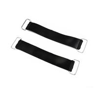 Lot de 2 sangles de batterie de moto en caoutchouc pour Suzuki - Convient aux motos, tricycles et scooters - Extensible de 18 cm à 23 cm et 25 mm de large