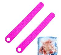 Lot de 2 sangles de décongélation en silicone pour évier, décongélation rapide de la viande avec ventouses, décongélation sûre des aliments, viande, légumes